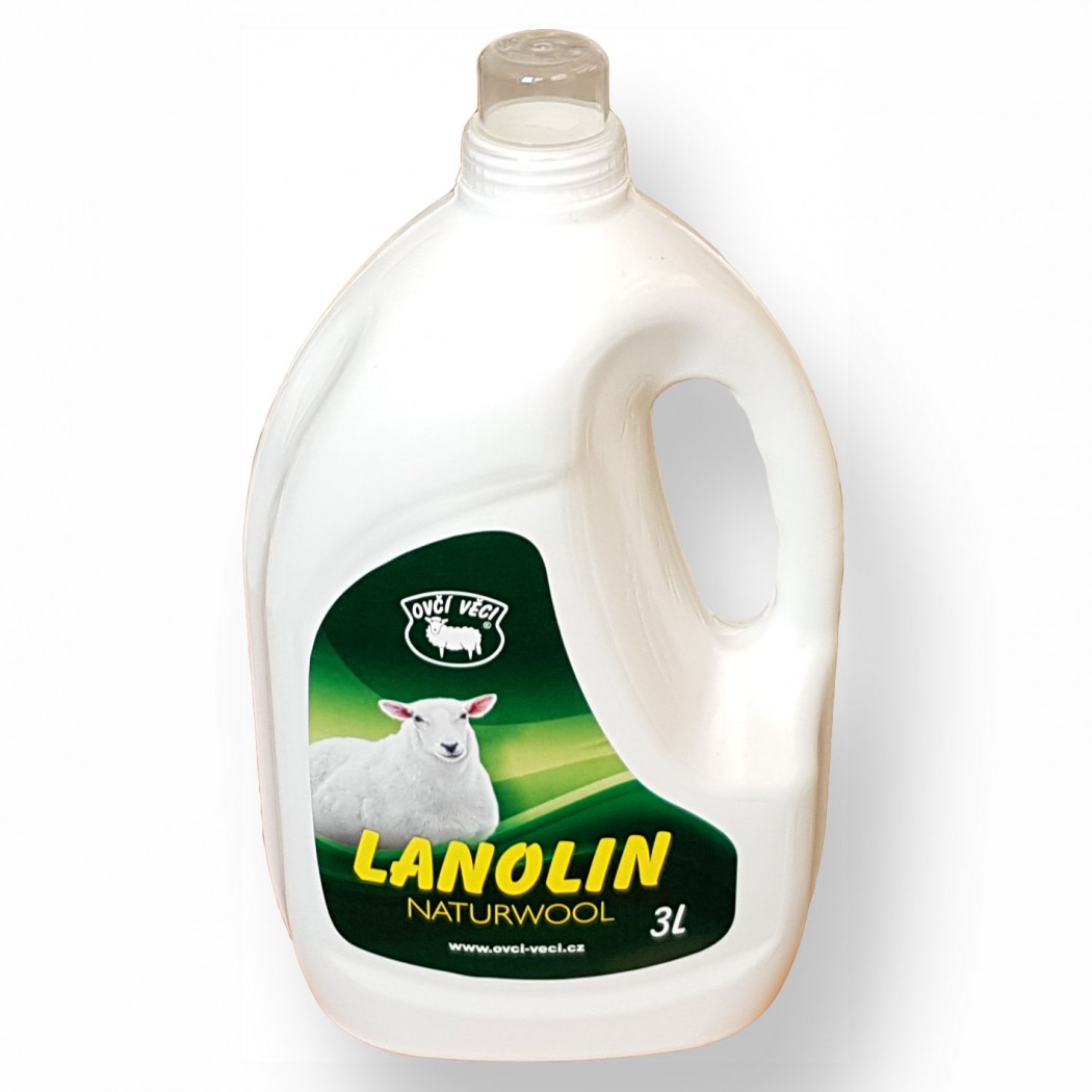 Lanolin 3 litry prací prostředek