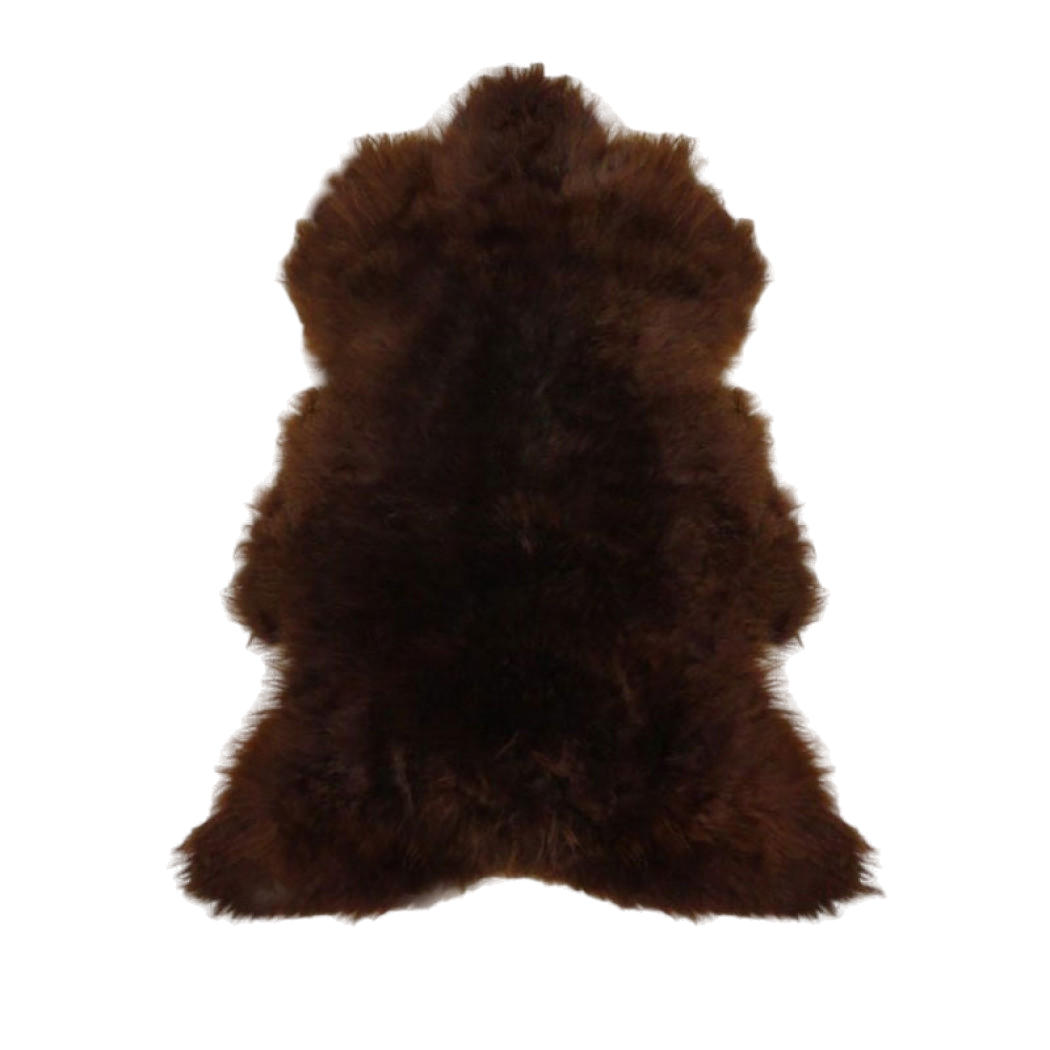 Ovčí kůže hnědá