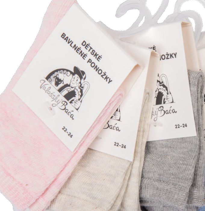 AKCE 3+1 Ponožky dívčí bavlněné