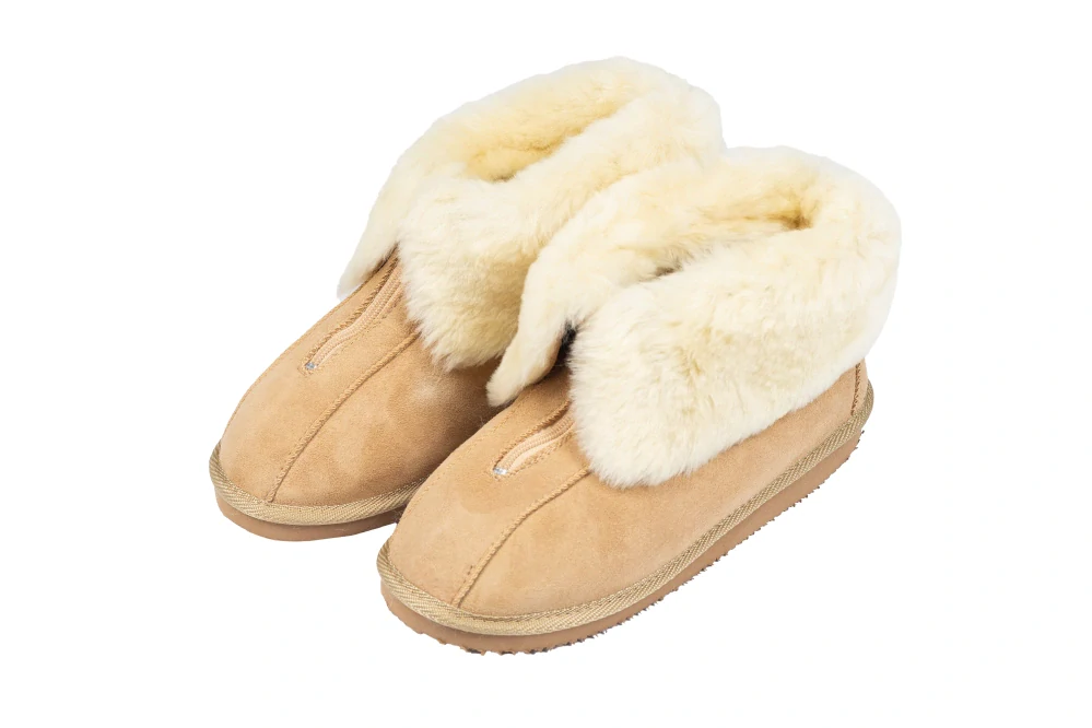 Kožené luxusní zimní boty