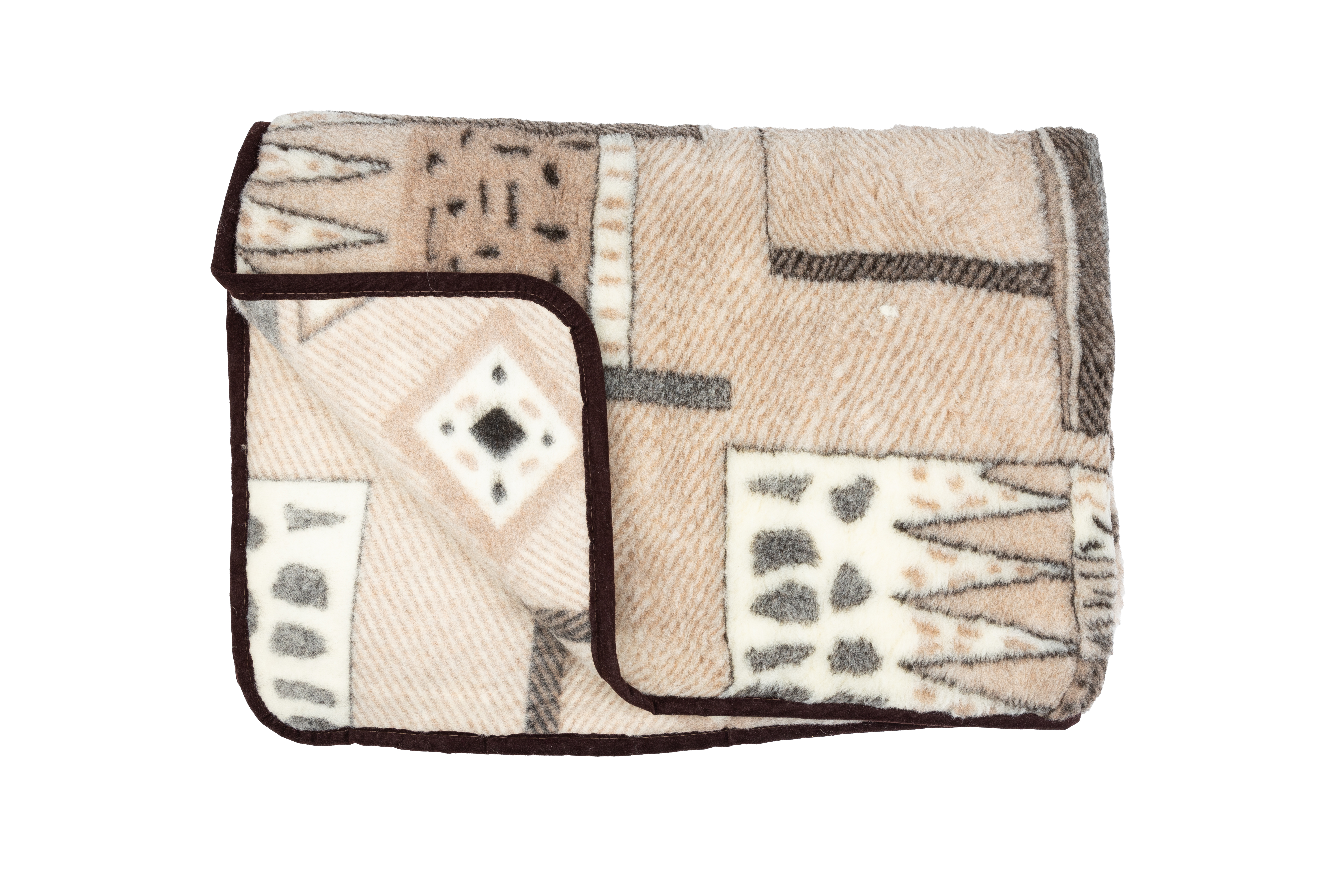 Deka z ovčí vlny MERINO Řecký vzor