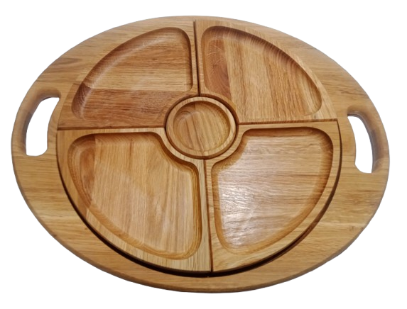 Dubové servírovací prkénko oválek