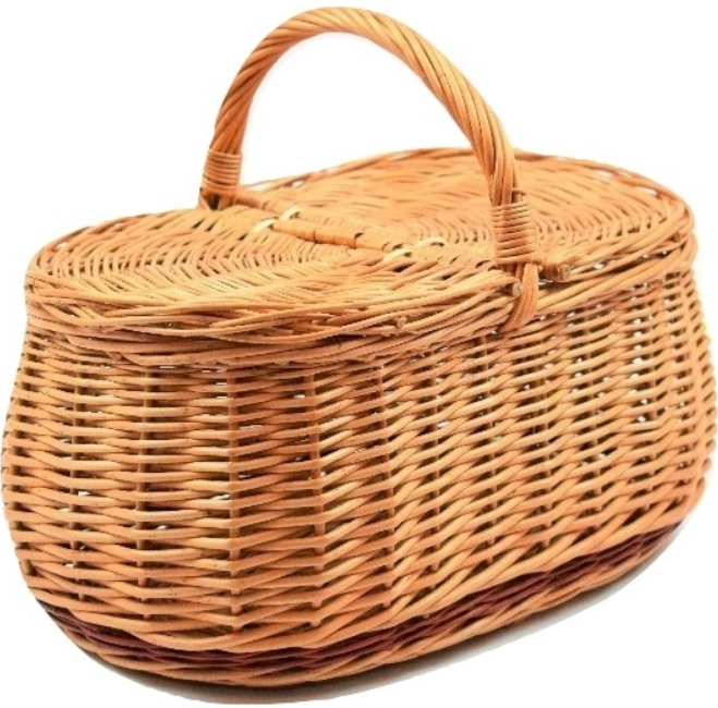 Proutěný piknikový koš velký