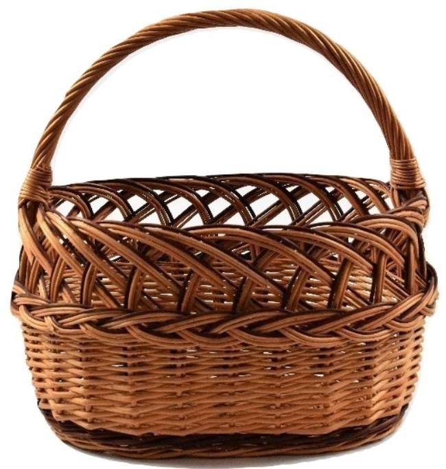 Proutěný košík tzv. NÁKUPNÍ