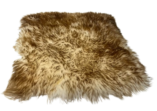 Podsedák z ovčí kůže melír