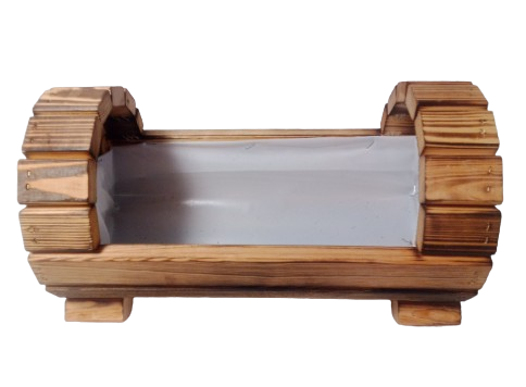 Dřevěný květináč 50cm nebo 40cm