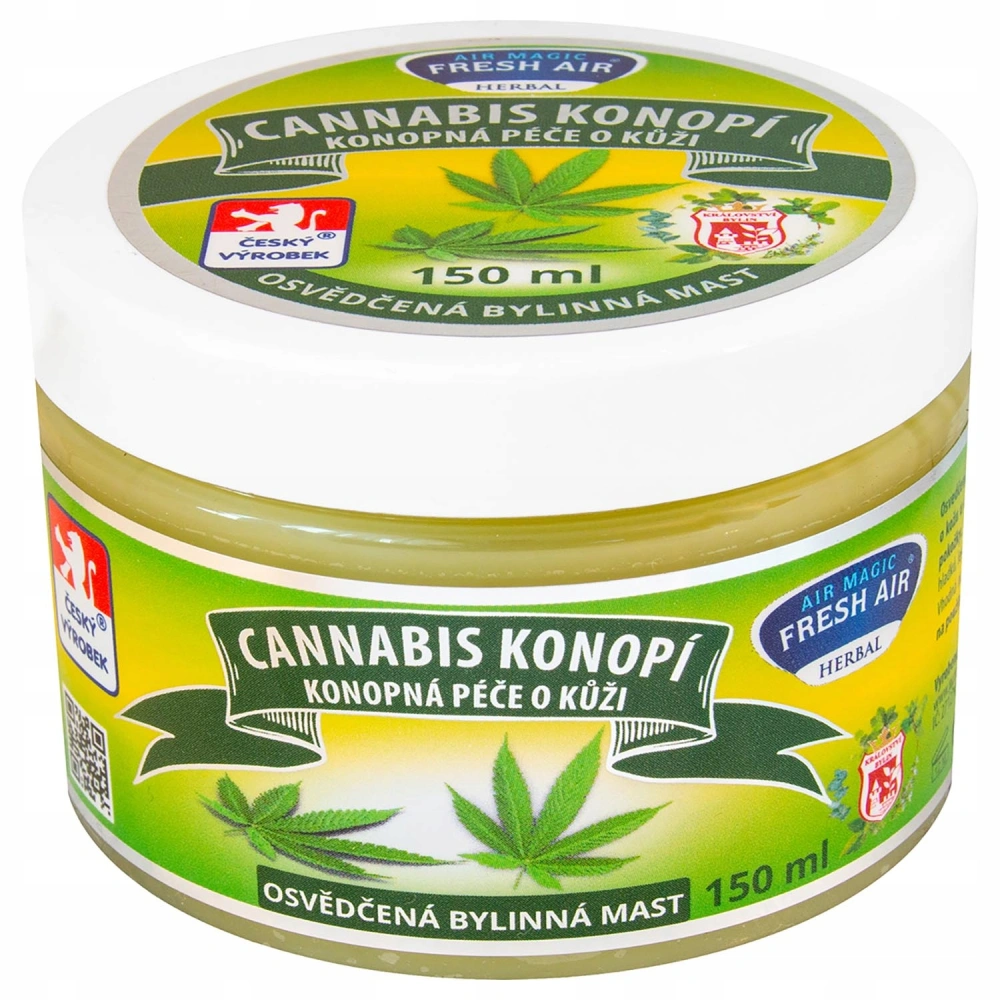 Cannabis konopí,péče o kůži 150ml