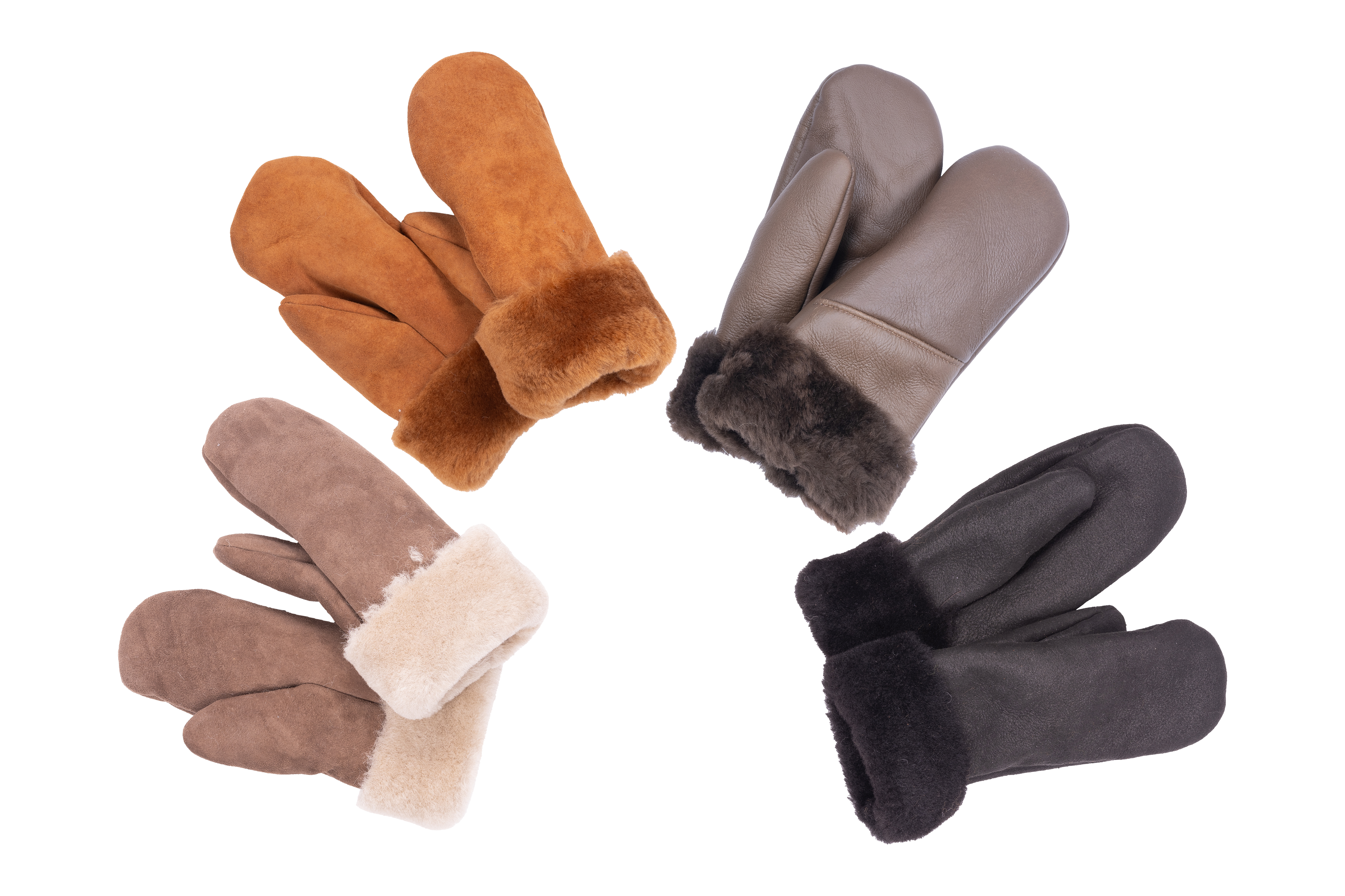 Dámské kožené rukavice