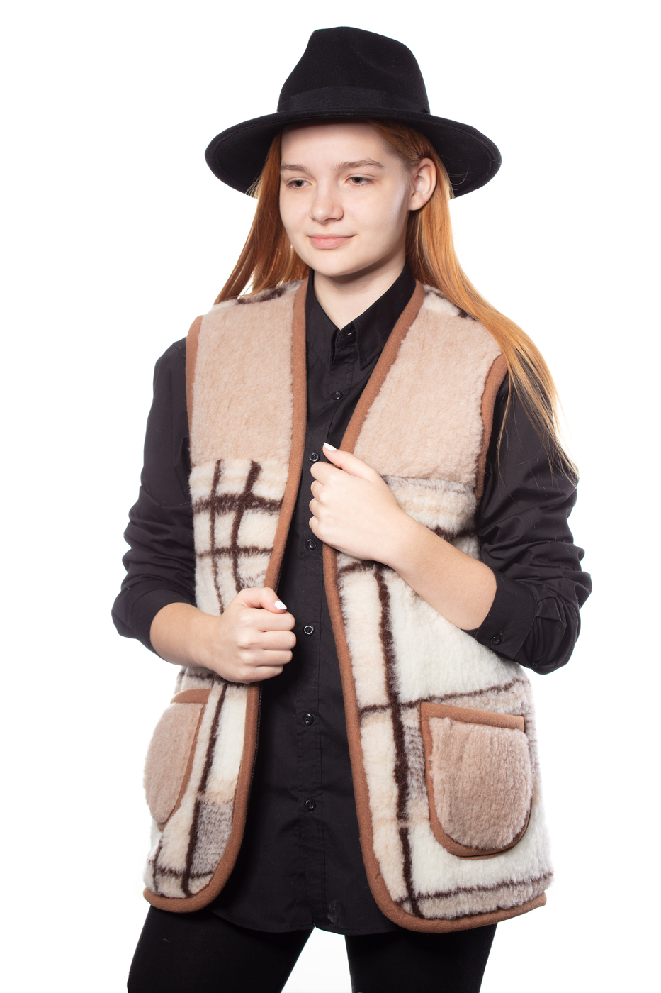 Vesta z ovčí vlny