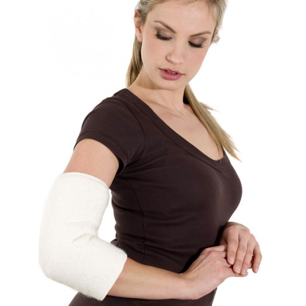 Ortéza na loket z ovčí vlny elastická