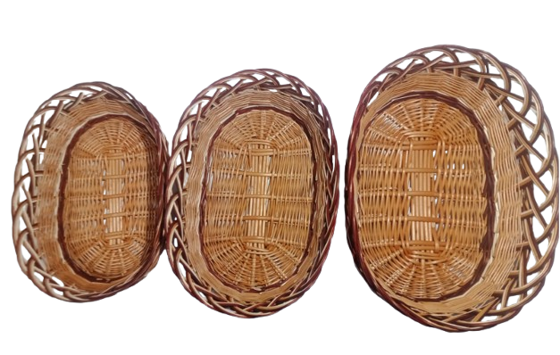 Proutěná ošatka oválná