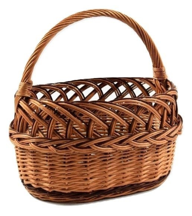 Proutěný košík tzv. NÁKUPNÍ