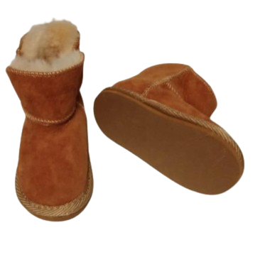 Dětské kožene botičky s podrážkou