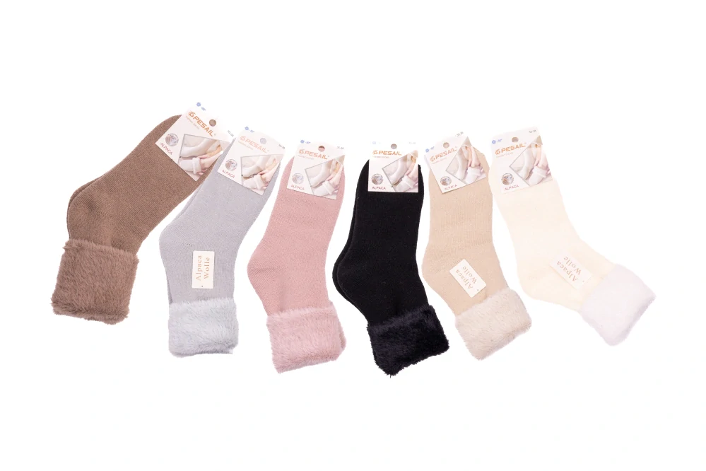 Jednobarevné ponožky Alpaka