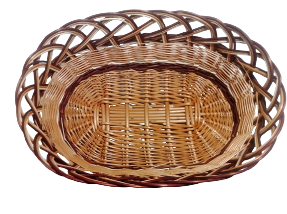 Proutěná ošatka oválná