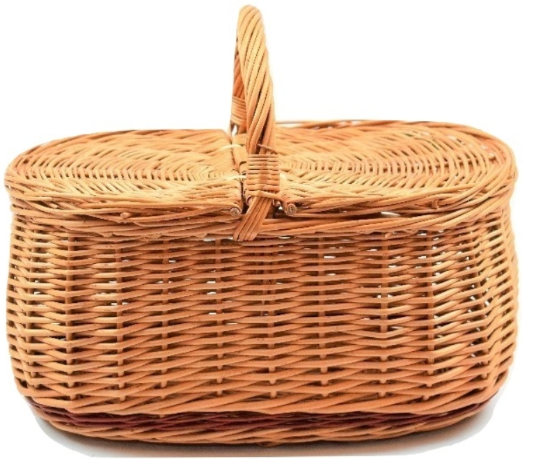 Proutěný piknikový koš velký