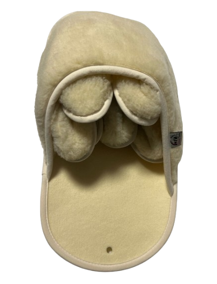 Sada pantoflí pro hosty z Merino vlny přírodní