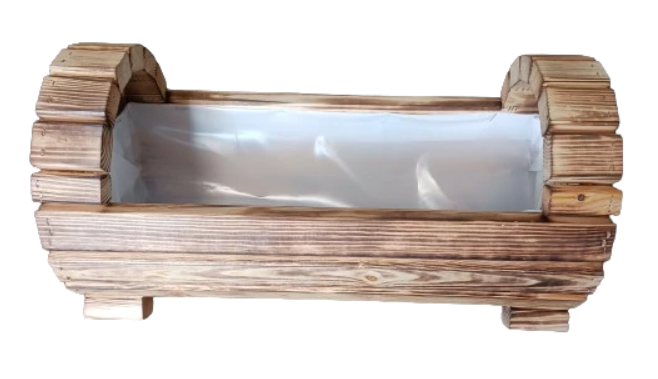 Dřevený květináč 40 cm