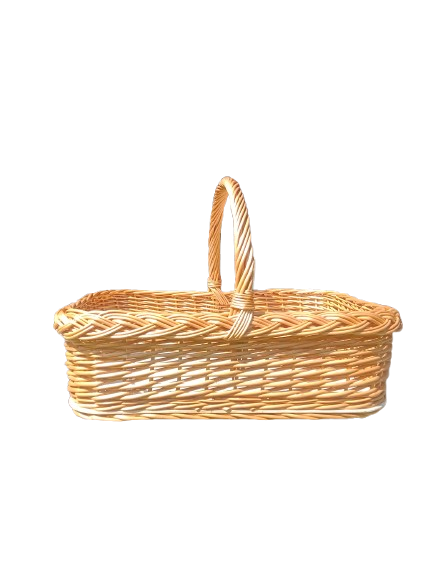 Velký proutěný podnos s uchem