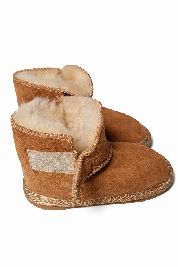 Dětské kožene botičky s podrážkou