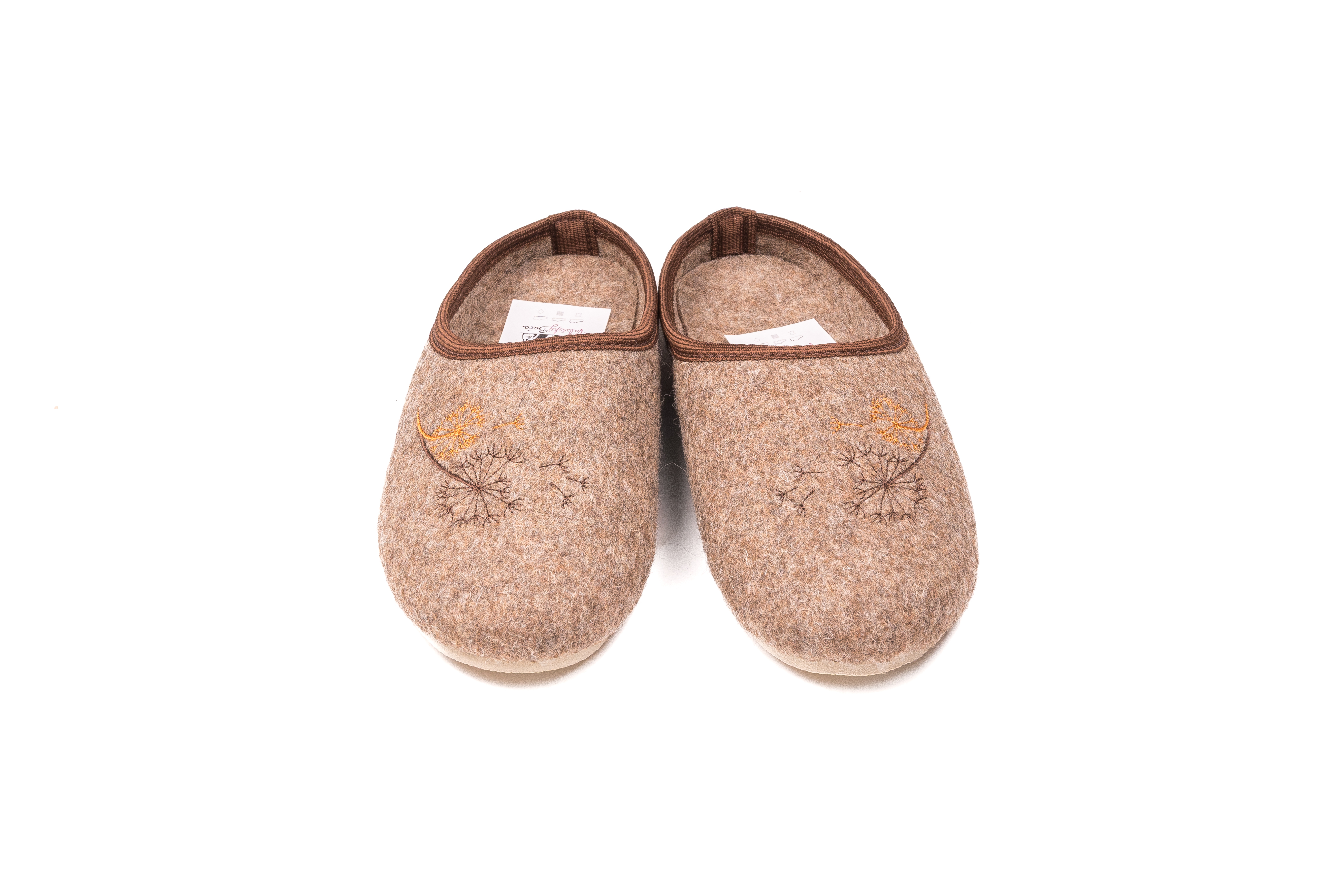 Filcové  dámské nazouváky Cappucino