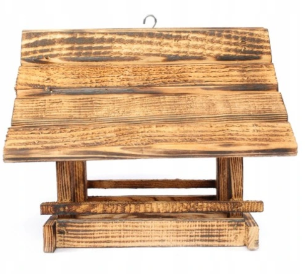 Dřevěné krmítko pro ptáky velké