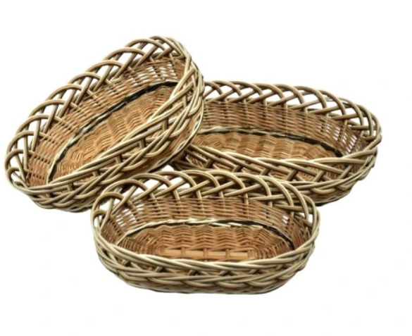 Proutěná ošatka oválná