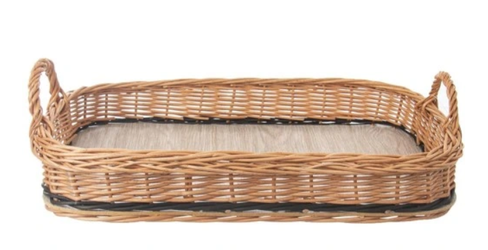 Proutěný podnos s ušima