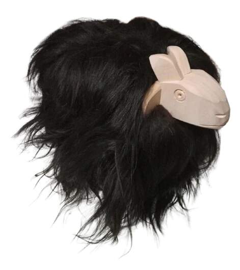Dřevěná dekorace Beránek 2