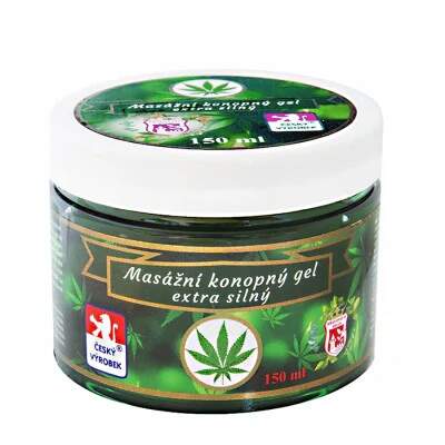 Masážní konopný gel extra silný 150ml