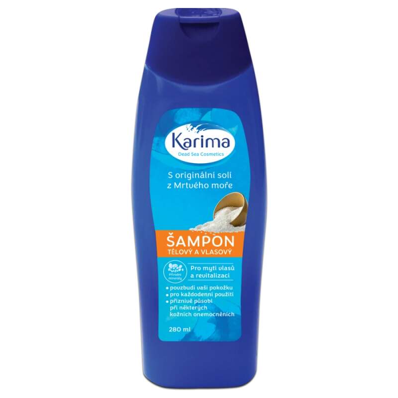 Šampon tělový a vlasový se solí z Mrtvého moře