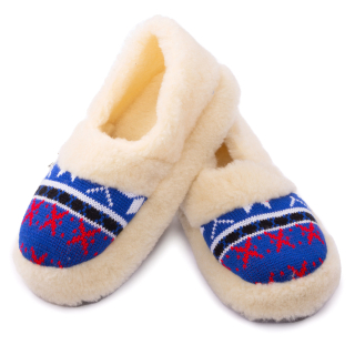 Bačkory s patou norské světle modré