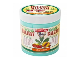Bylinný Balzám s kaštanem koňským a konopím 500 ml