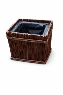 Elegantní proutěný květináč 20 cm