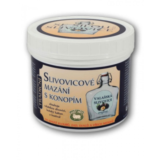 Slivovicové mazání s konopím 500 ml